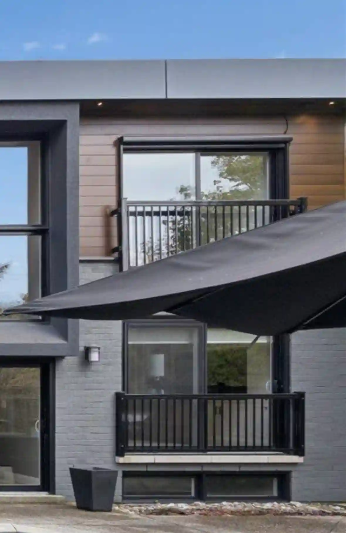 Exterior window coverings service visual